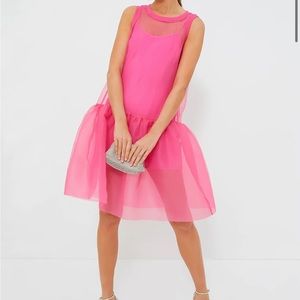 CYNTHIA ROWLEY

Pink Organza Rib Dress